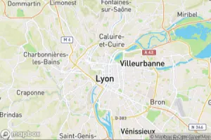 Map showing location of “波動拳 (aka Hadoken)” in Lyon, France