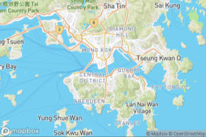Map showing location of “Bruce Lee” in Yau Tsim Mong District, Hong Kong