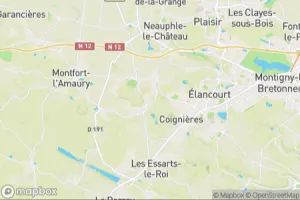 Map showing location of “Down to the sky” in Saint-Rémy-l'Honoré, France