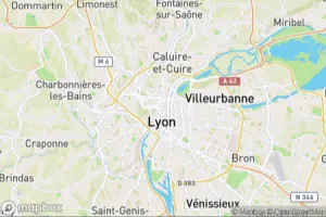 Map showing location of “Dreamer” in Lyon, France