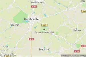 Map showing location of “Light rays” in Sonchamp, France