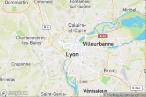 Map showing location of “Limitless” in Lyon, France