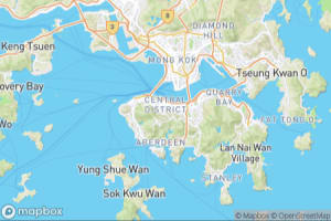 Map showing location of “Long-tailed Broadbill” in Central and Western, Hong Kong