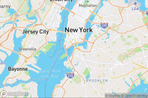Map showing location of “Lower Manhattan” in New York, États-Unis