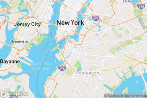 Map showing location of “Muscles” in New York, États-Unis