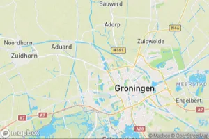 Map showing location of “Not so colourful Netherlands” in Groningen, Pays-Bas