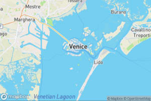 Map showing location of “Palazzo Cavalli-Franchetti” in Venezia, Italie