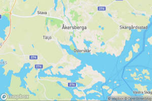 Map showing location of “Panorama over Trälhavet” in Åkersberga, Suède