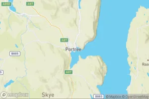 Map showing location of “Portree” in Portree, Royaume-Uni