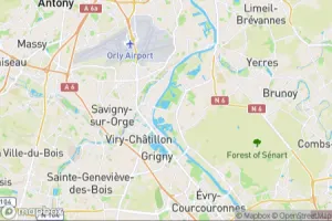 Map showing location of “Splash” in Draveil, France