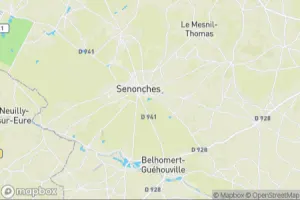 Map showing location of “Wet bee after the rain” in Senonches, France