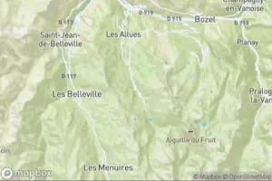 Map showing location of “Winter is coming…” in Les Allues, France