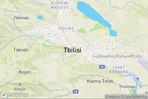 Map showing location of “Zémo Kalaki” in Tbilisi, Georgia