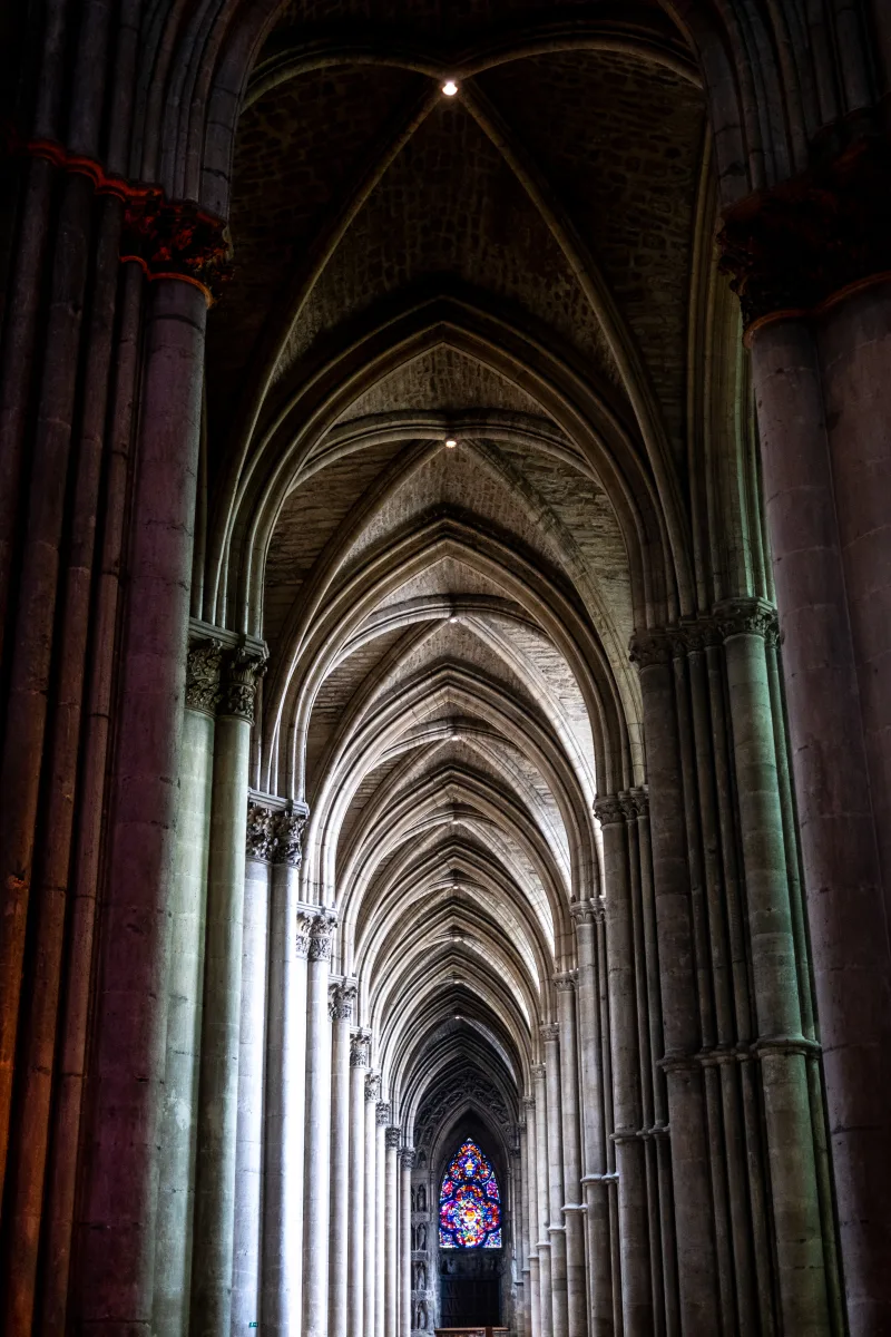 North collateral of the Cathedral of Notre-Dame de Reims